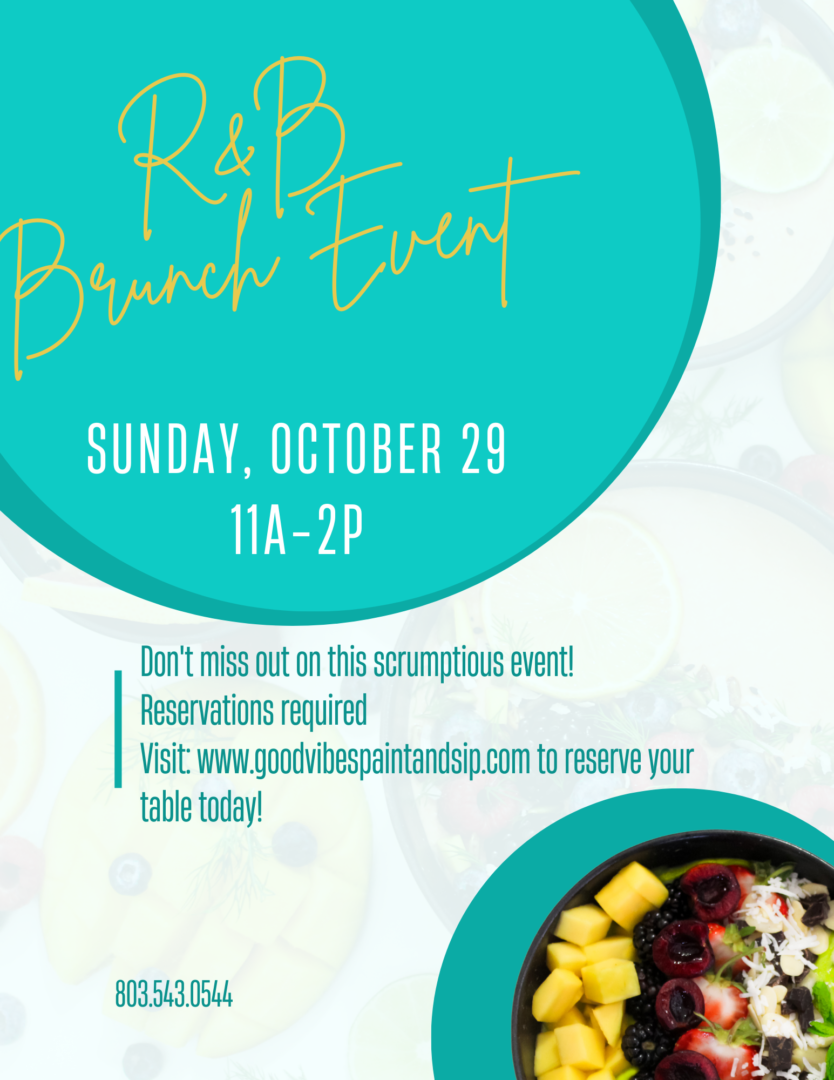 A flyer for a restaurant and brunch event.